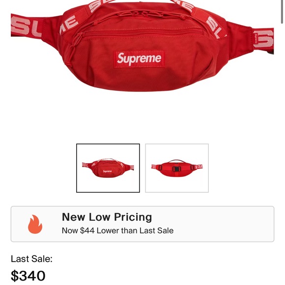 Supreme Waist Bag (SS18) RED - Picture 5 of 6